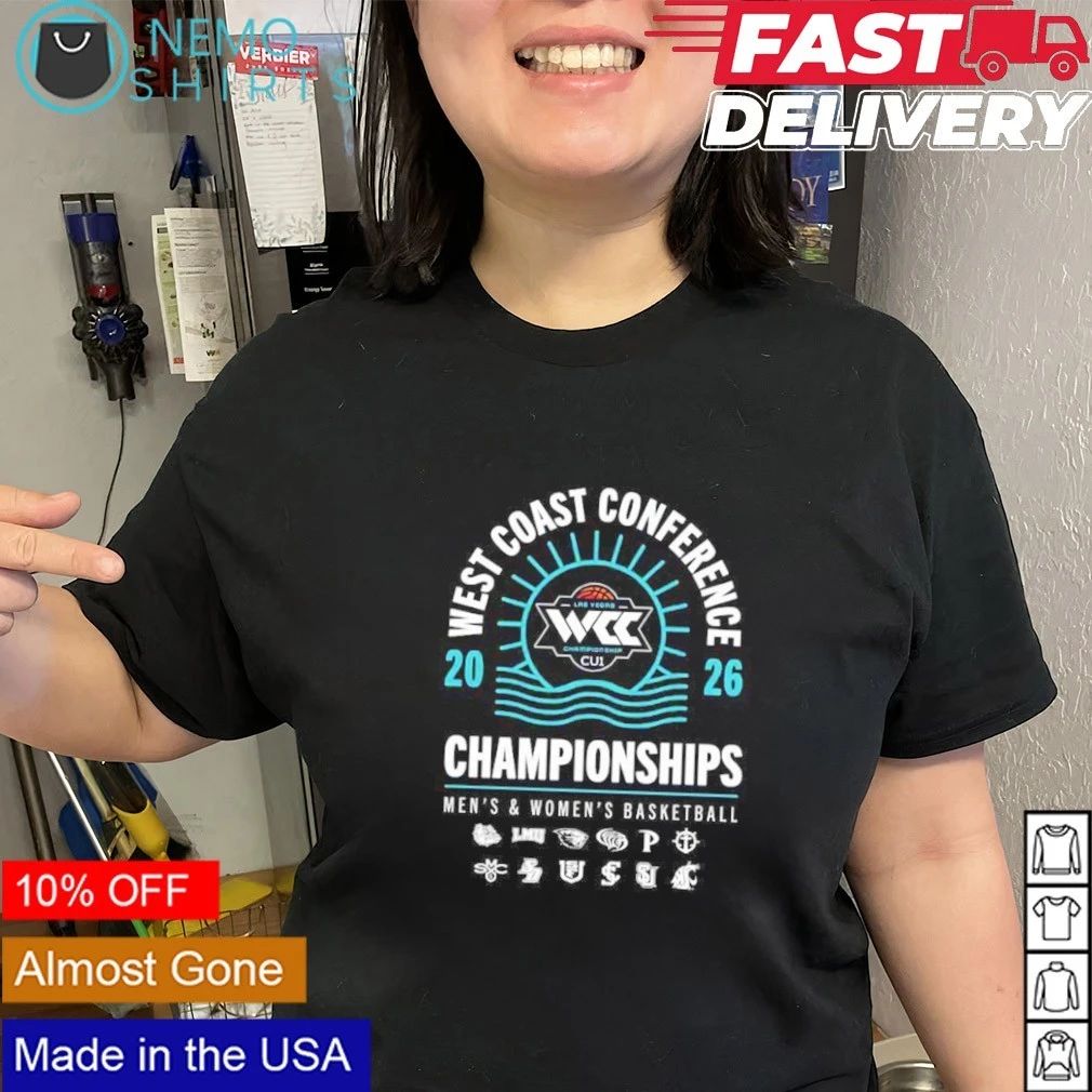 Men’s and Women’s Basketball Championships 2026 West Coast Conference shirt