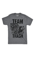 Mens Funny T Shirts Team Trash Sarcastic Raccoon Graphic Novelty Tee For Men