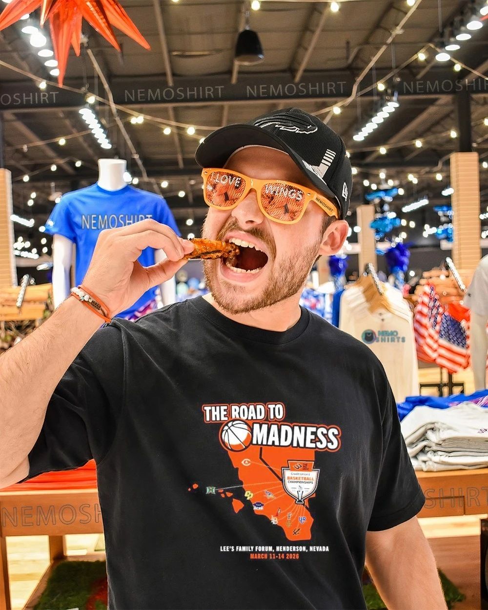 The Road to Madness 2026 Big West Basketball Championships Henderson shirt