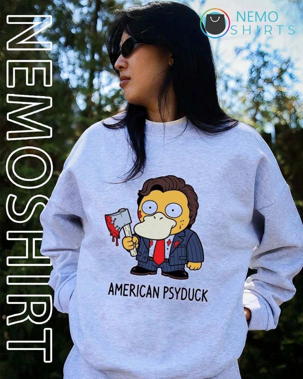 American Psyduck Mashup Patrick Bateman shirt