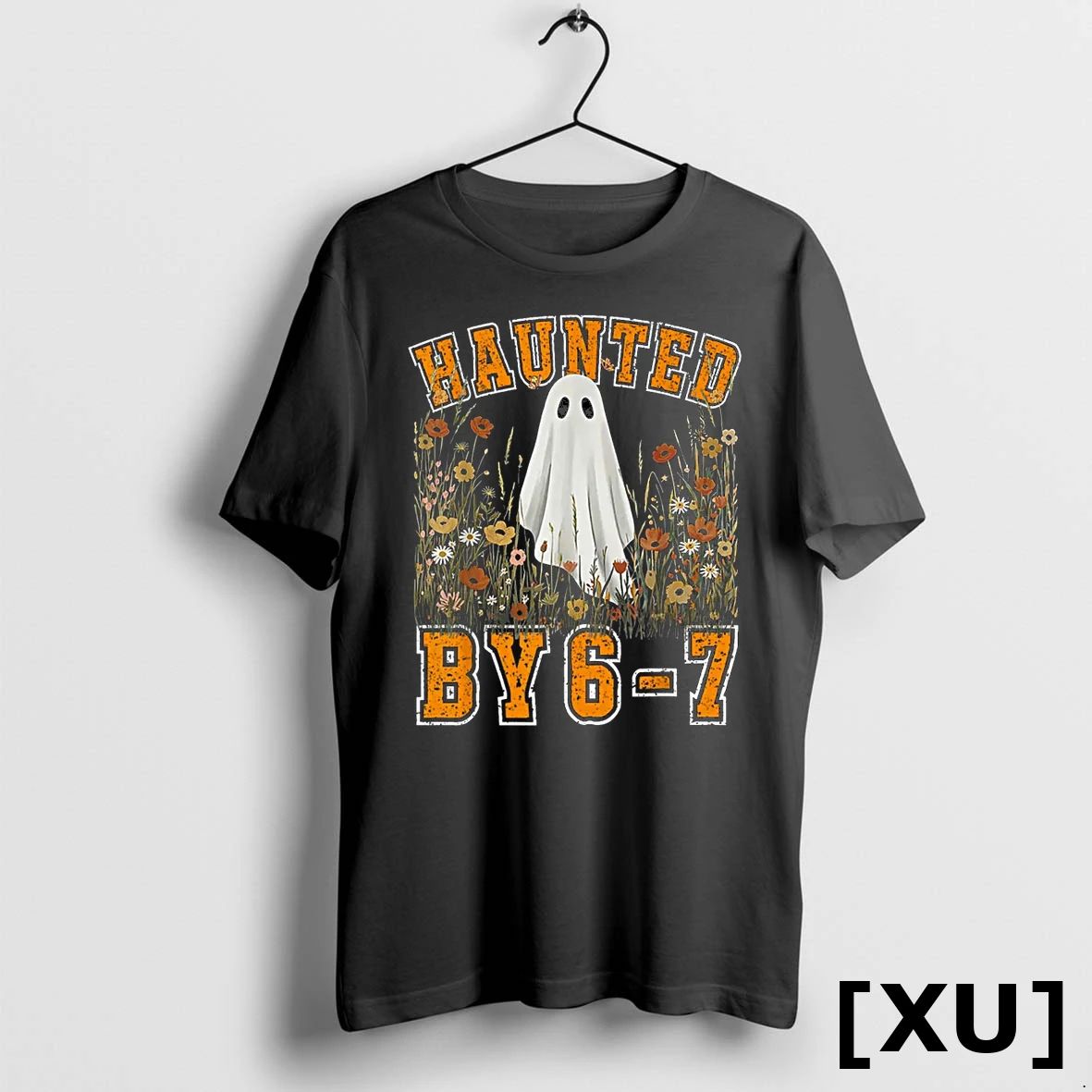 Haunted By 6 7 Ghost Floral 67 Meme Halloween Six Seven Tshirts Sweater