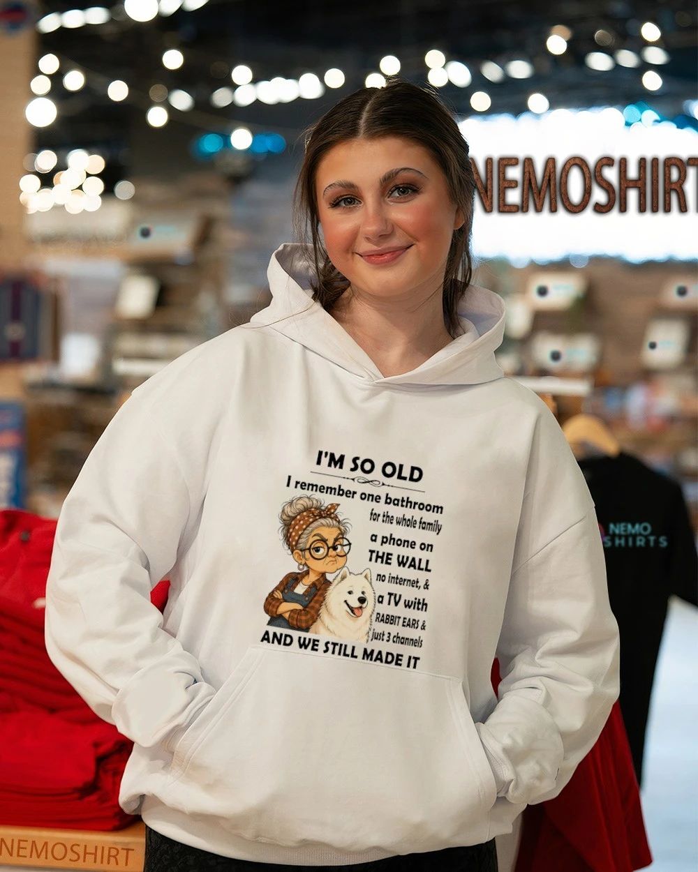 Samoyed I’m So Old Samoyed Dog Owner Quote Nostalgia shirt