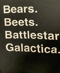 The Office Bears Beets Battlestar Galatica Sweatshirt