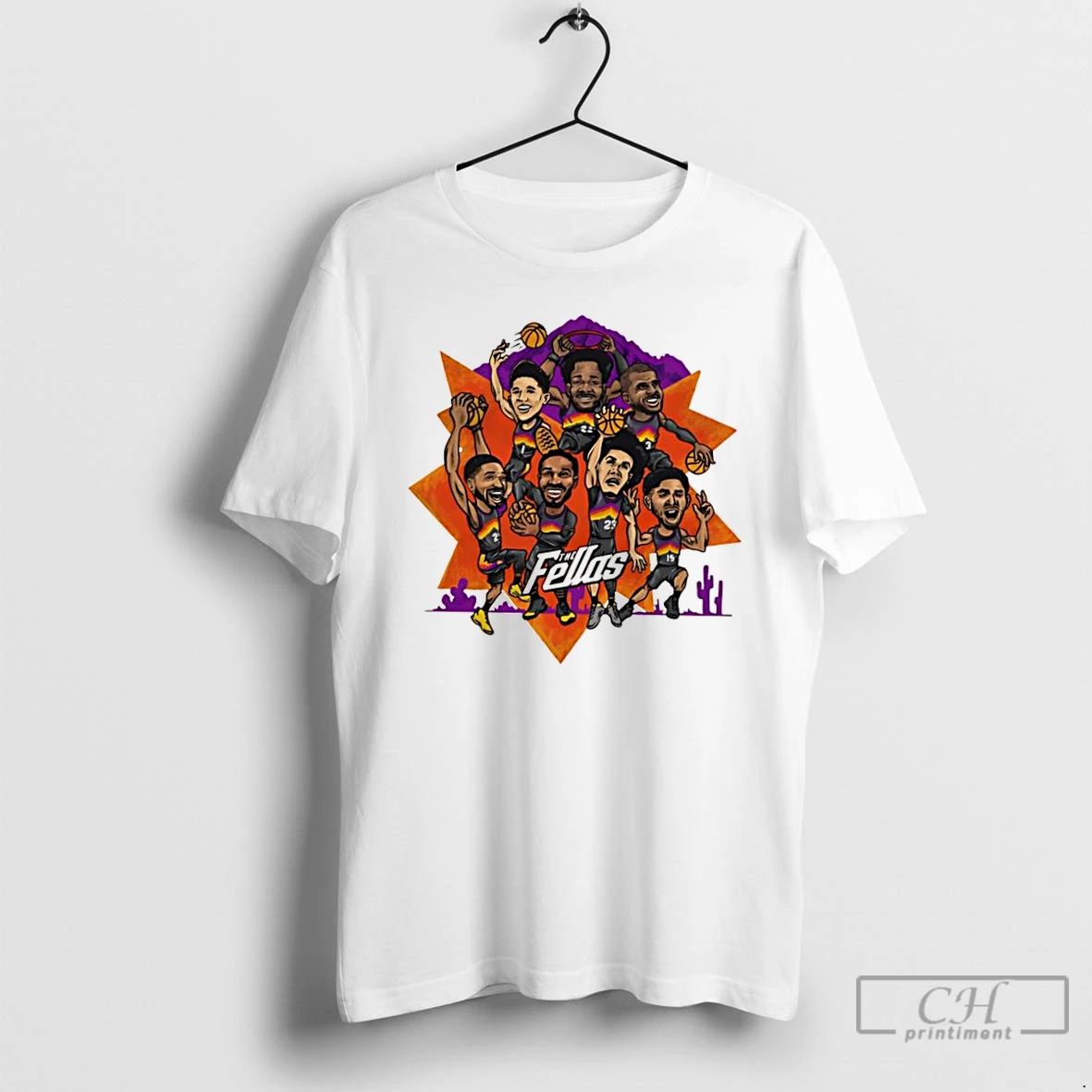 Classic Phenix Suns Nba Basketball Vintage The Fellas T Shirts