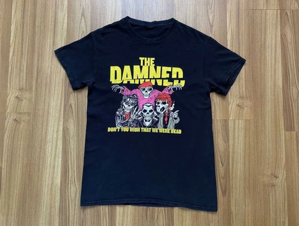 Vintage The Damned Music Ablum T-shirt Size S to 5XL SE208 FREE SHIPPING