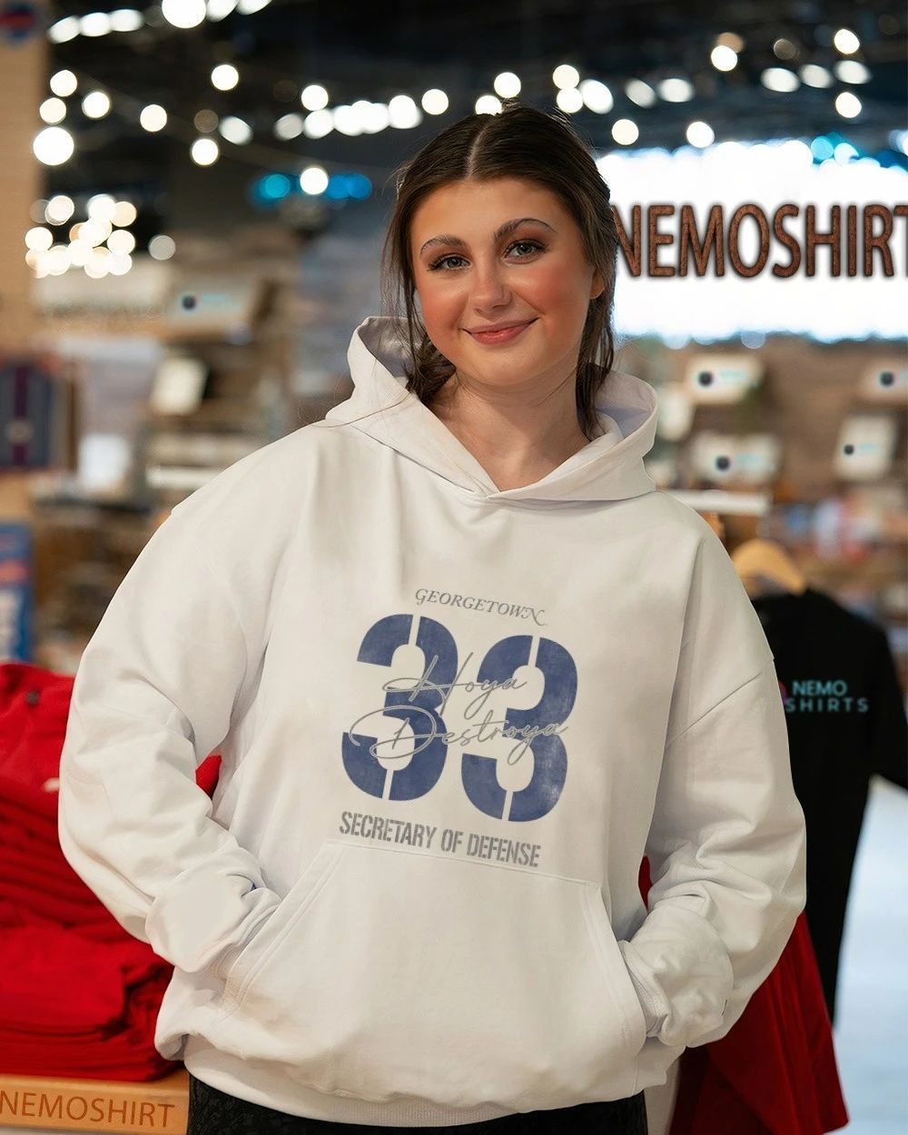 Patrick Ewing Georgetown Hoyas Destroys Secretary Of Defense shirt