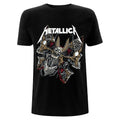 Men's Metallica Skull Moth Slim Fit T-shirt Medium Black