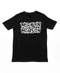 Marilyn Manson Classic Logo Mens T Shirt Music Classic Rock Band Tee New Black