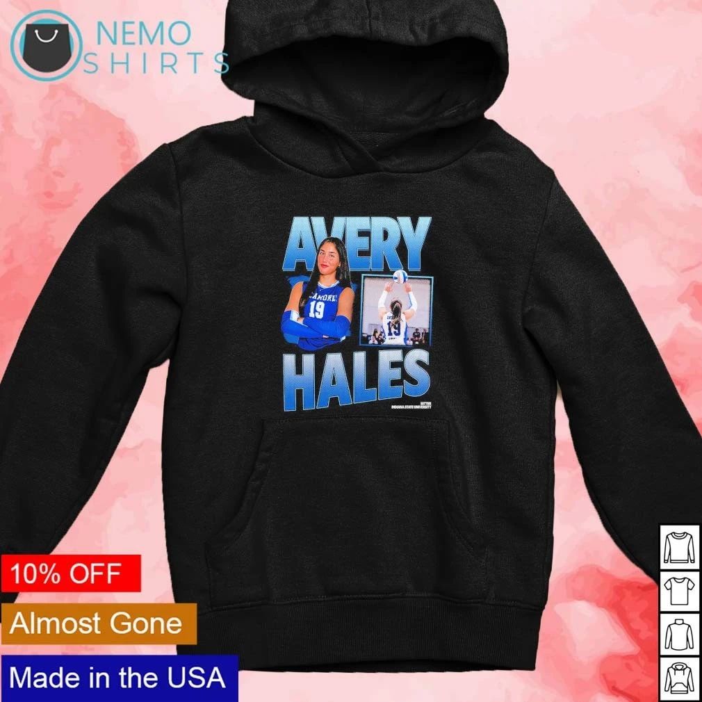 Avery Hales Indiana State University Setter No 19 shirt