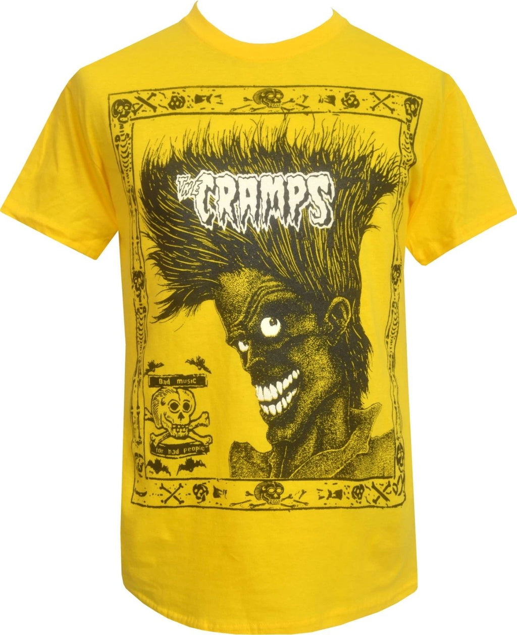 The Cramps Bad Music for Bad People Men's Psychobilly Punk T-Shirt