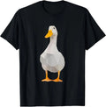 Cute Polygonal Duck Lover Farm Duck T-Shirt