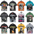 Rock T-shirt for men, retro logo "Godspeed", short sleeves, vintage style