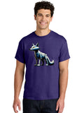 Robot-Fox-1 Mens Graphic Tee, 100% Cotton, Casual Summer Wear