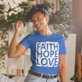 Hope Faith Love Christian Motivation T-Shirt
