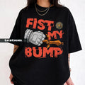 Fist Bump Alien Graphic T-Shirt, Funny Space Humor Unisex Classic Tee Shirt