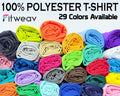 Polyester  Blank Shirt | 100% polyester Fitweav T-shirt | Super Soft Sub