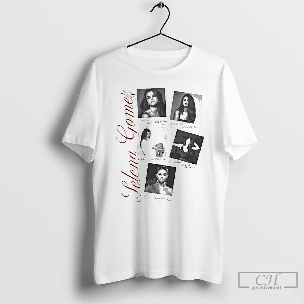Premium Selena Gomez Revival Washed Photo T Shirts