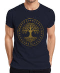 Yggdrasil Tree of Life Celtic Norse Runes Mysticism Vikings Men's T-Shirt