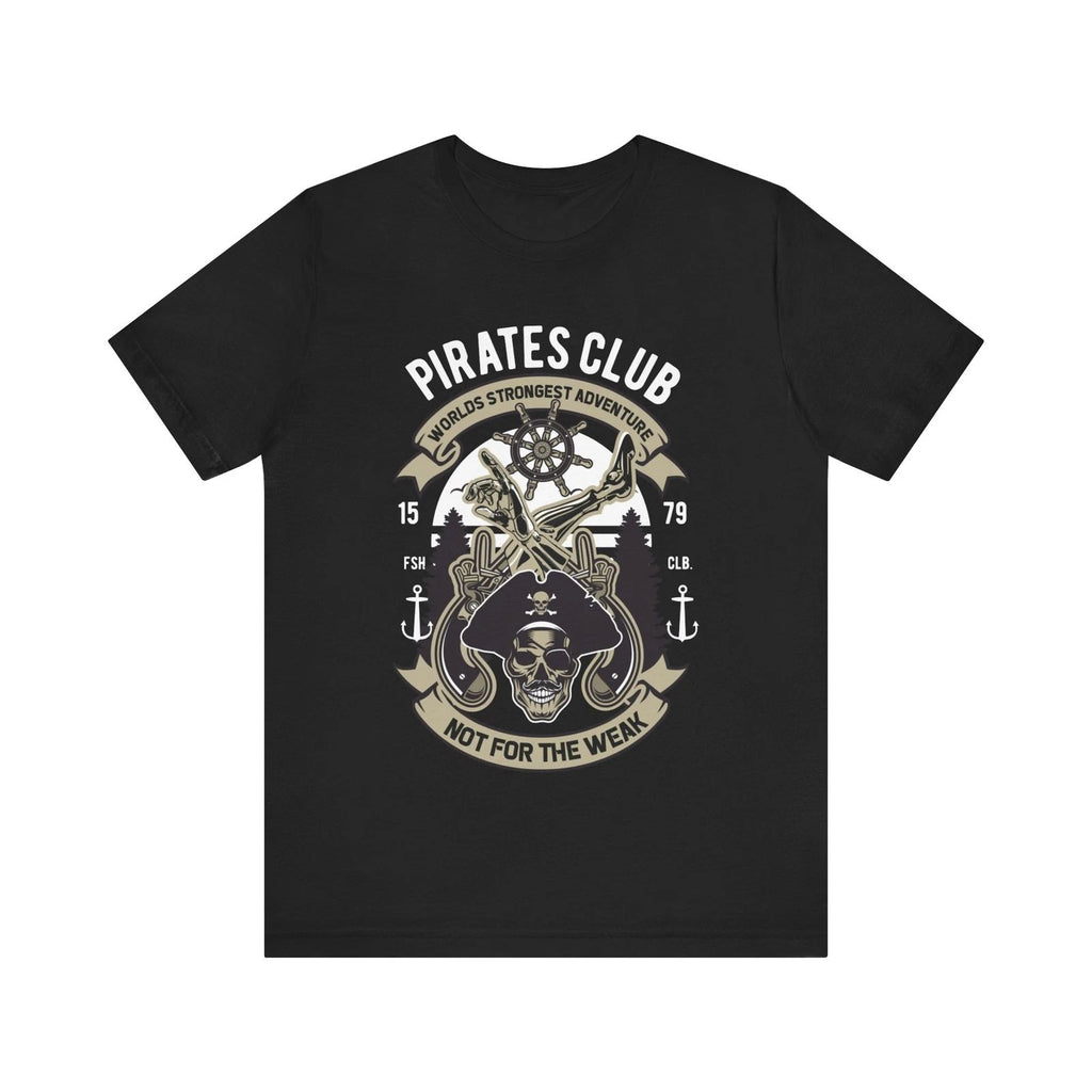 Funny Amputee Shirt,  Pirate Club Not for the weak  V1, Crew Neck T-Shirt