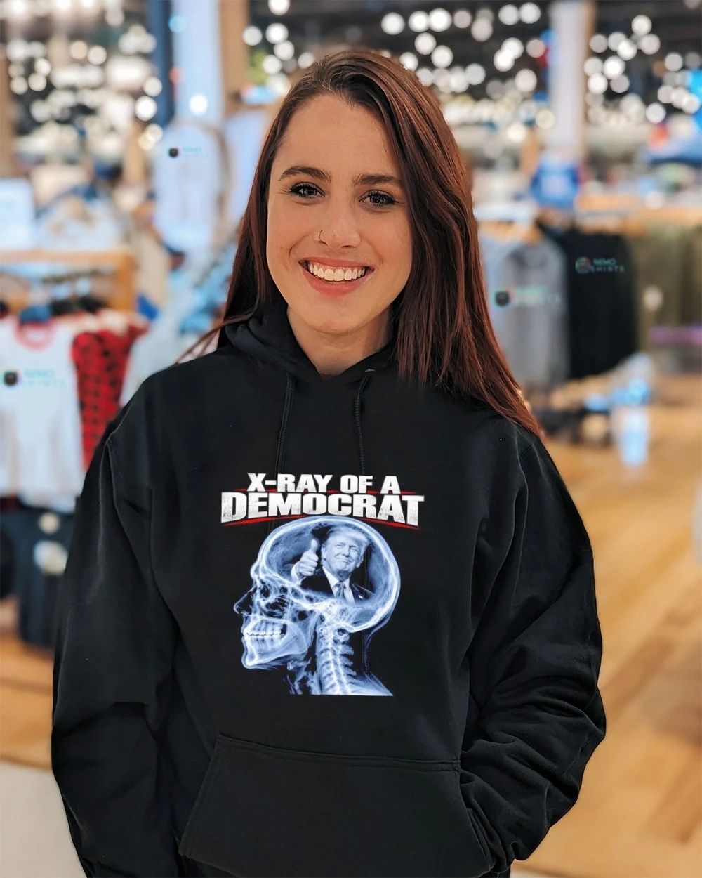 Donald Trump X-Ray of a Democrat Political Humor shirt