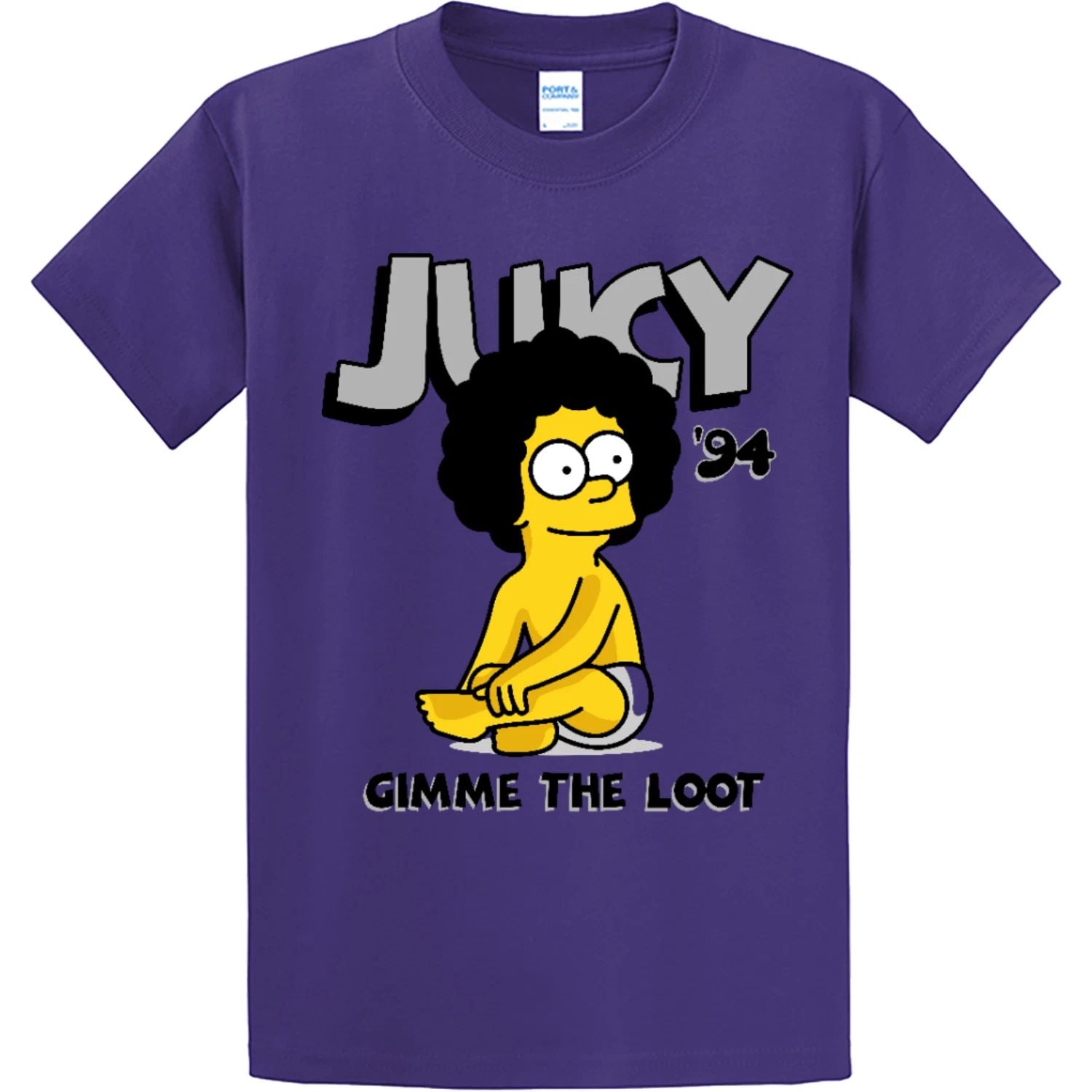 STREETWEAR ON DEMAND BEARD Juicy T-Shirt Purple SMALL-4XLARGE