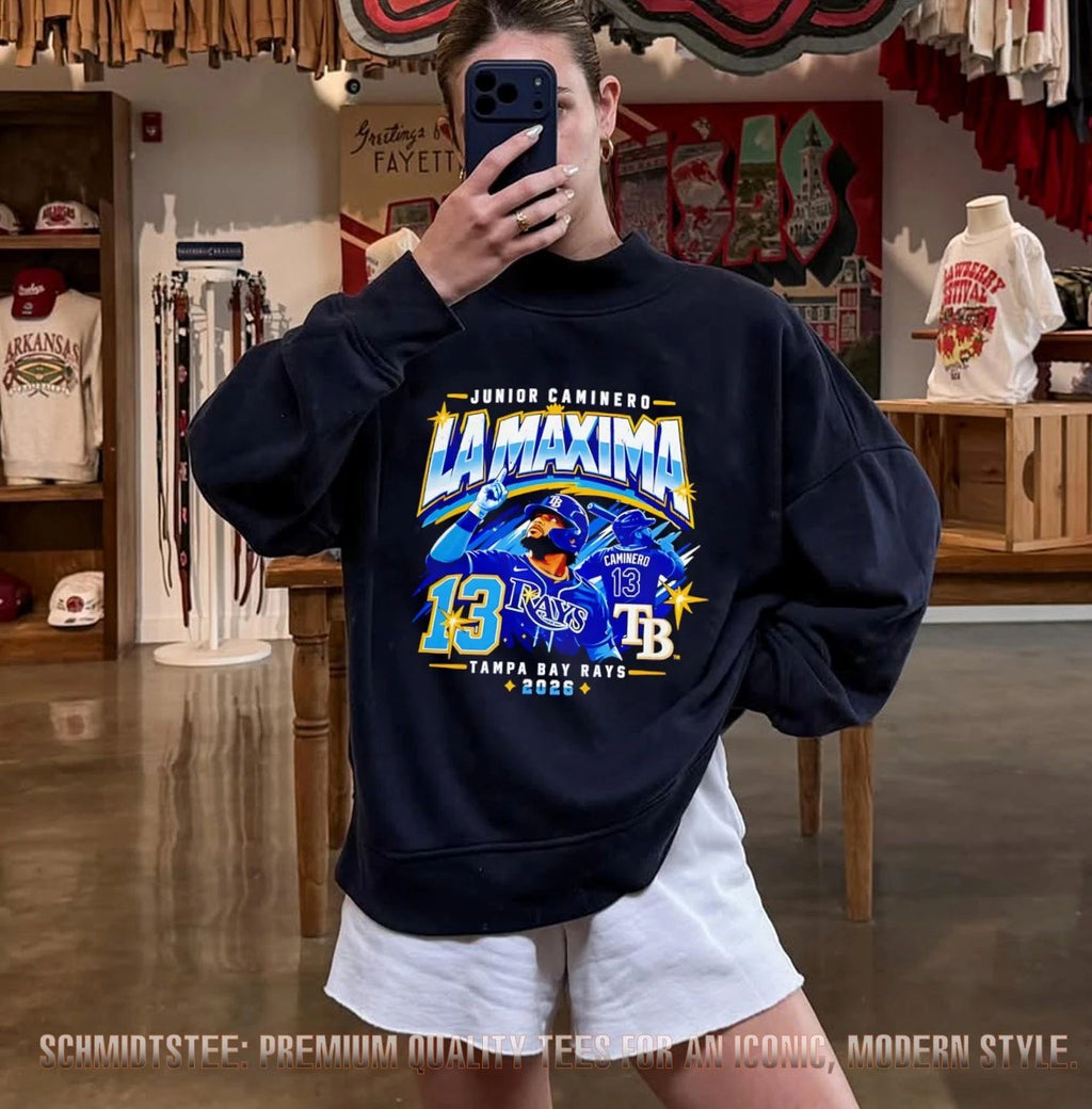 Junior Caminero La Maxima Tampa Bay Rays 2026 American League Champions shirt