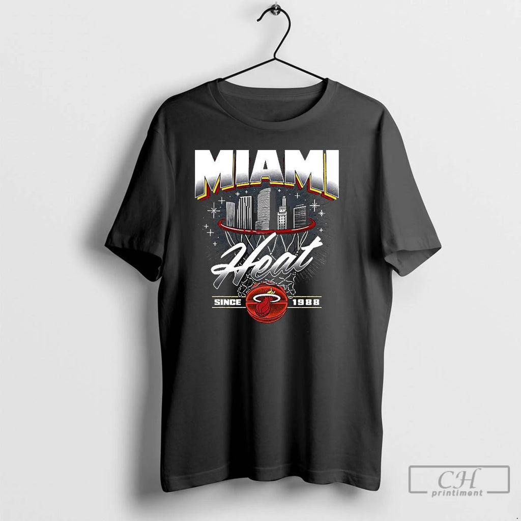 Premium Miami Heat Basketball Since 1988 Retro T Shirts
