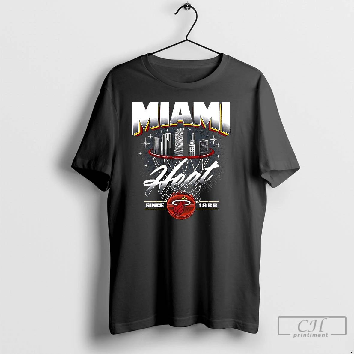 Premium Miami Heat Basketball Since 1988 Retro T Shirts