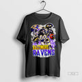 Trendy Officials Baltimore Ravens Football Mascot Art Graphic Shirt Sweater