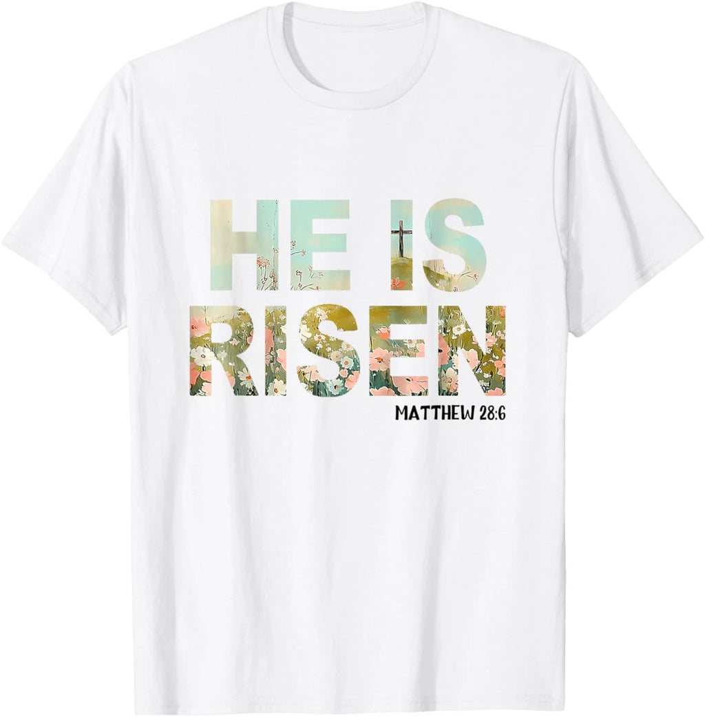 He is Risen Boho Easter Christian Jesus 2 T Shirt