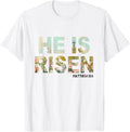 He is Risen Boho Easter Christian Jesus 2 T Shirt