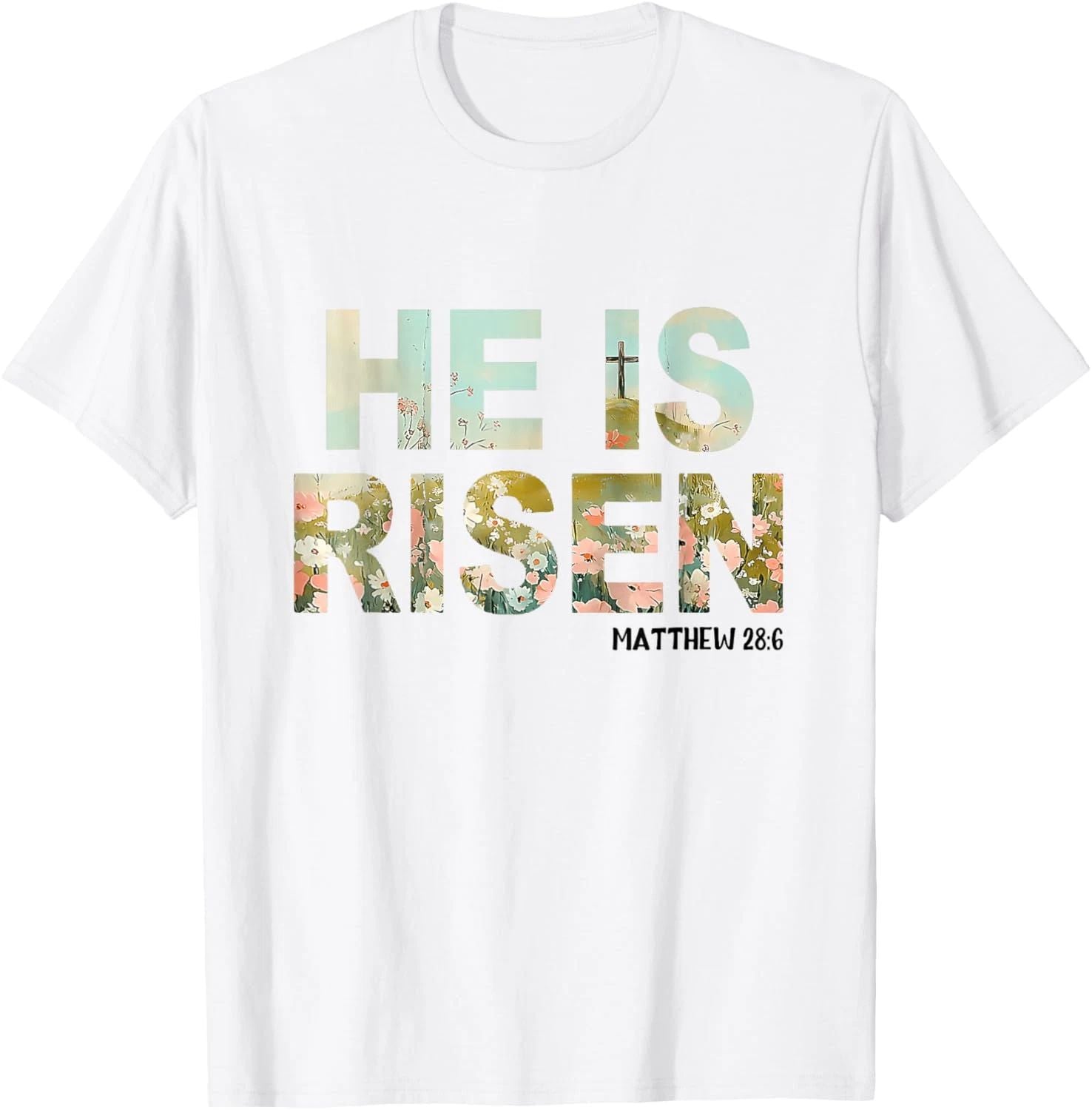 He is Risen Boho Easter Christian Jesus 2 T Shirt
