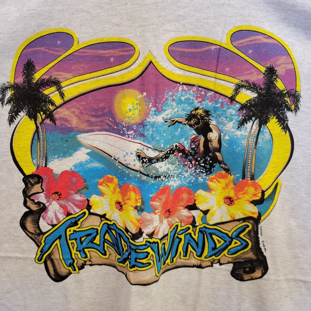 XL Trade Winds Beach Palms Surfing Shirt