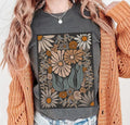Boho Flower Retro Graphic Comfort Tee
