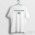 Classic University Of Oregon Campus Freedom Charlie Kirk 2 Sided T Shirts