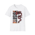 Illusion Dragon Graphic T-Shirt, Gift for Fantasy Lovers, Men's Women's