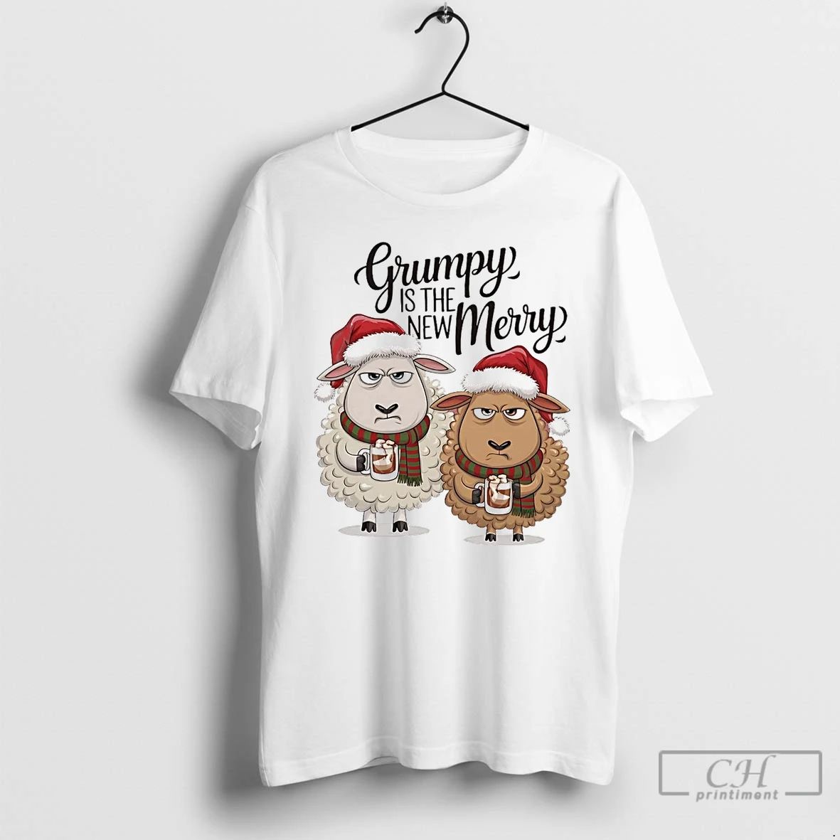 Classic Sheep Grumpy Is The New Merry Christmas T Shirts