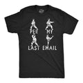 Mens Funny T Shirts Per My Last Email Sarcastic Karate Graphic Novelty Tee for