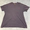 Polo Ralph Lauren T Shirt Mens 2XLT Black Crew Neck Logo Everyday Wear Summer