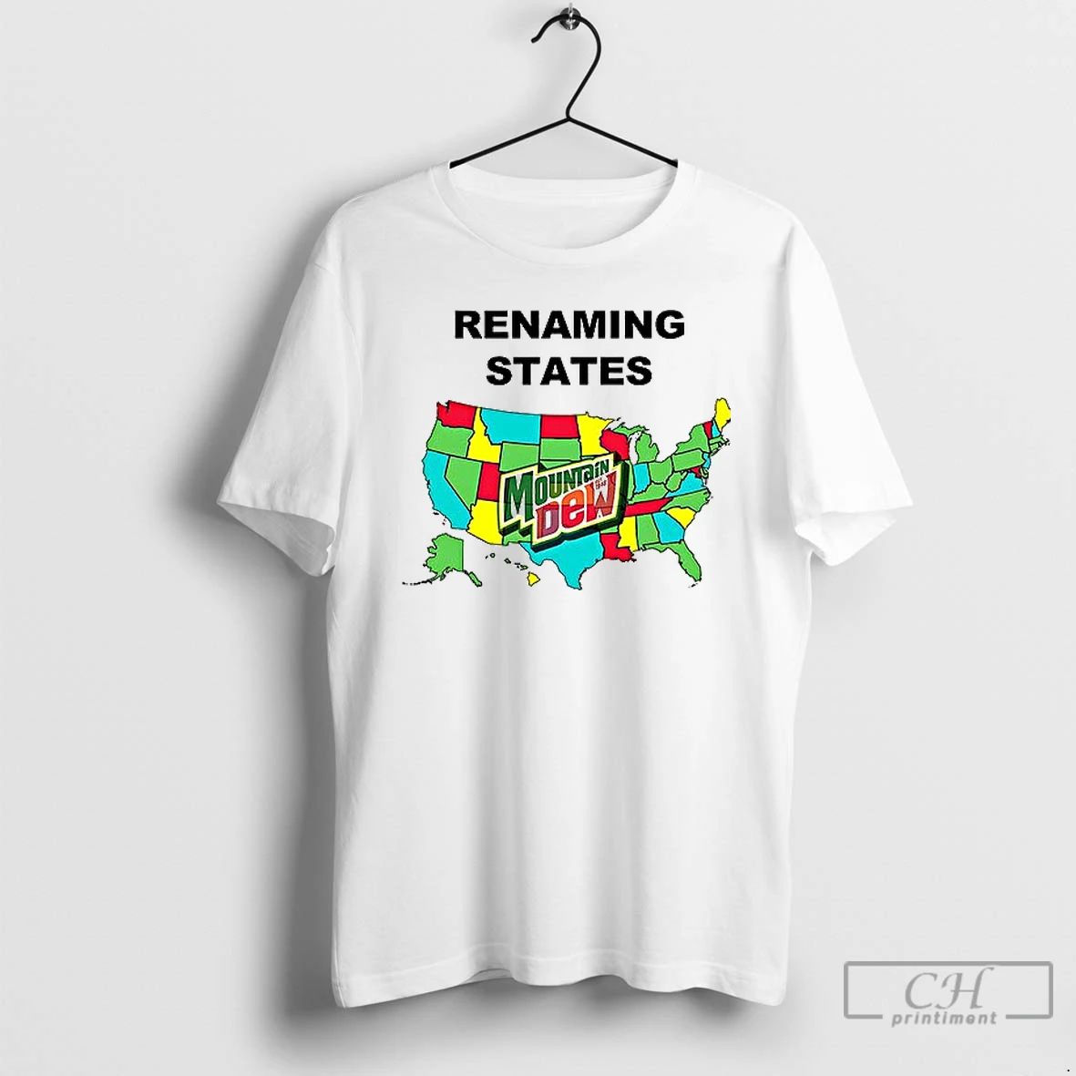 Classic Mountain Dew Renaming States Est 1948 T Shirt