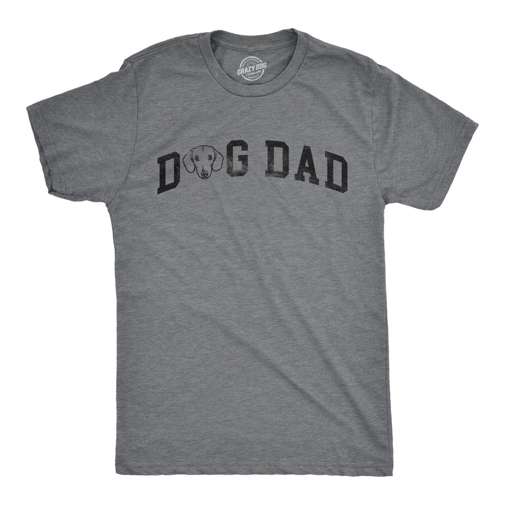 Mens Dog Dad Dachshund T Shirt Funny Cute Puppy Pet Dachshunds Lovers Tee for