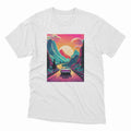 RETRO CAR SUNSET TSHIRT ABSTRACT URBAN STREET STYLE S,M,L,XL,2XL,3XL,4XL,5XL