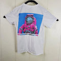 NASA Shirt Mens Small White Crew Neck Short Sleeve Stretch Graphic Pullover