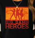 Big Damn Heroes T-Shirt | Firefly Inspired Retro Silhouette Tee, Sci-Fi Shirt
