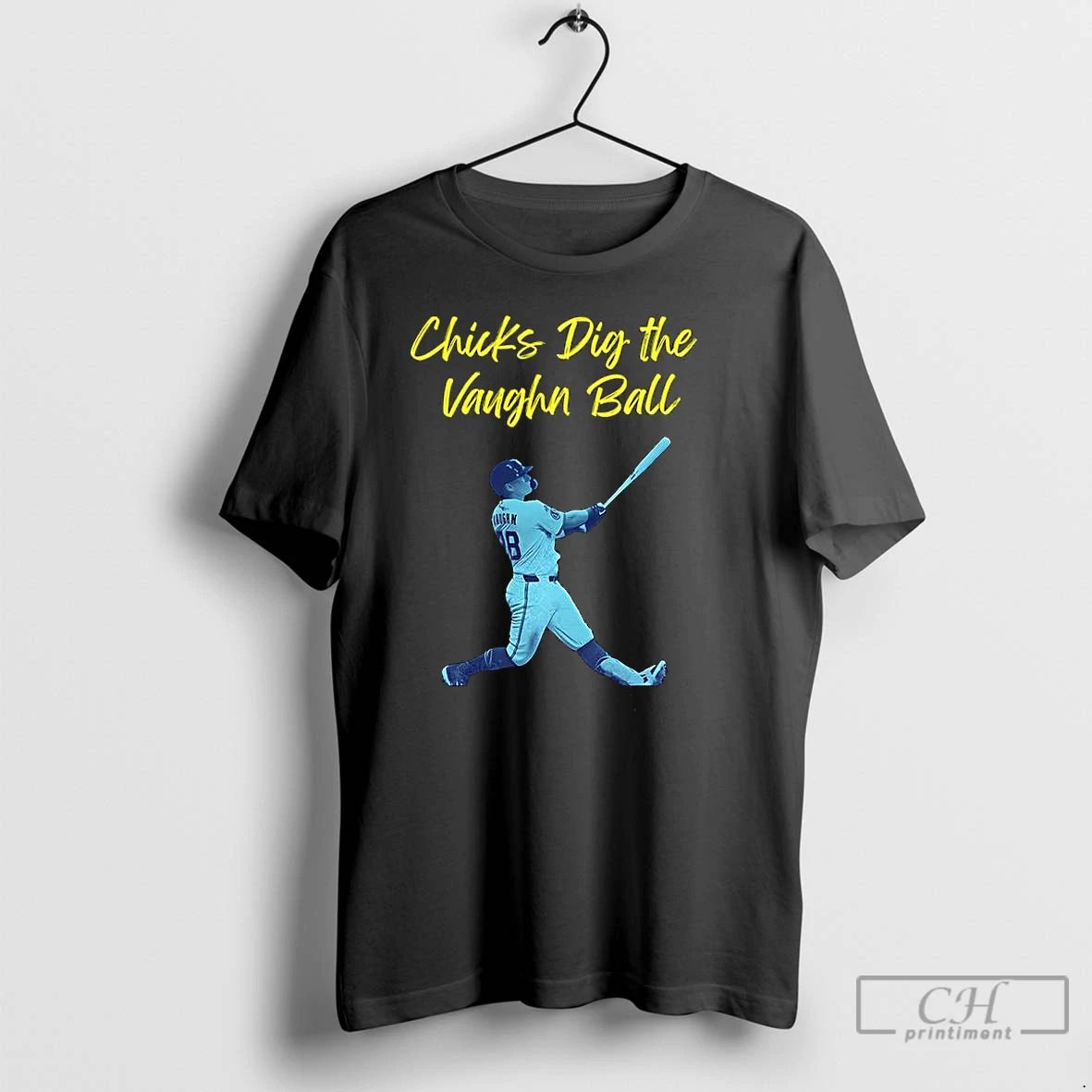 Classic Milwaukee Brewers Chicks Dig The Vaughn Ball T Shirts