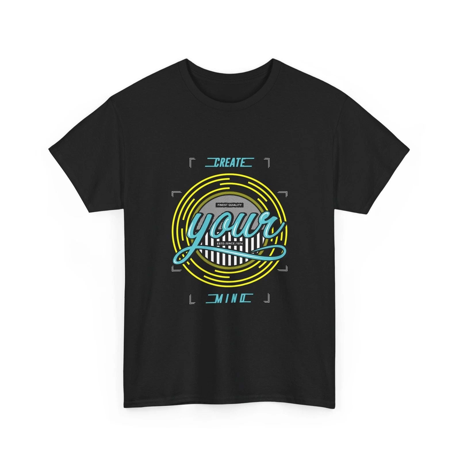 Create Your Mind Tee | Motivational Graphic T-Shirt, Cotton Inspirational Quote