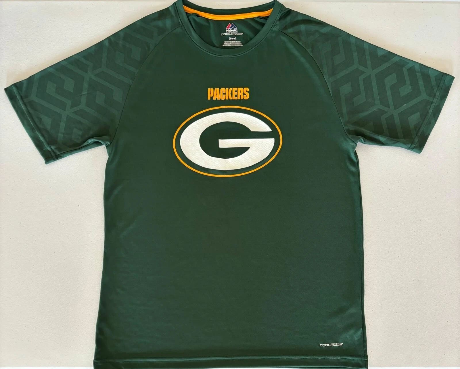 Majestic Athletics Green Bay Packers Dri-Fit Athletic Logo Men's T-Shirt Size M