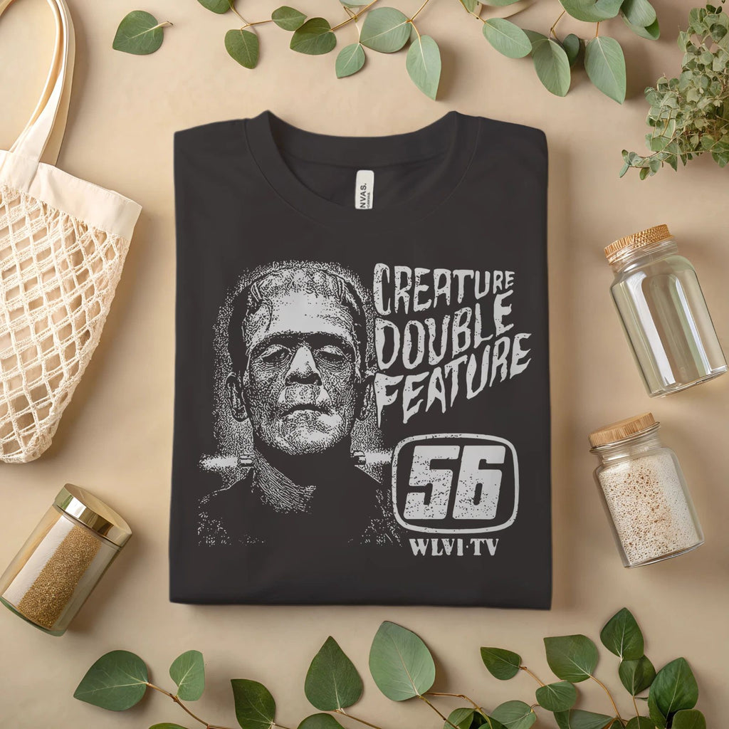 Retro Horror Monster T-Shirt – Vintage Creature Feature Graphic Tee A175