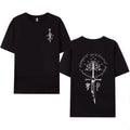 Middle Earth Graphic T-Shirt Vintage Distressed Fantasy Fan Cotton Tee