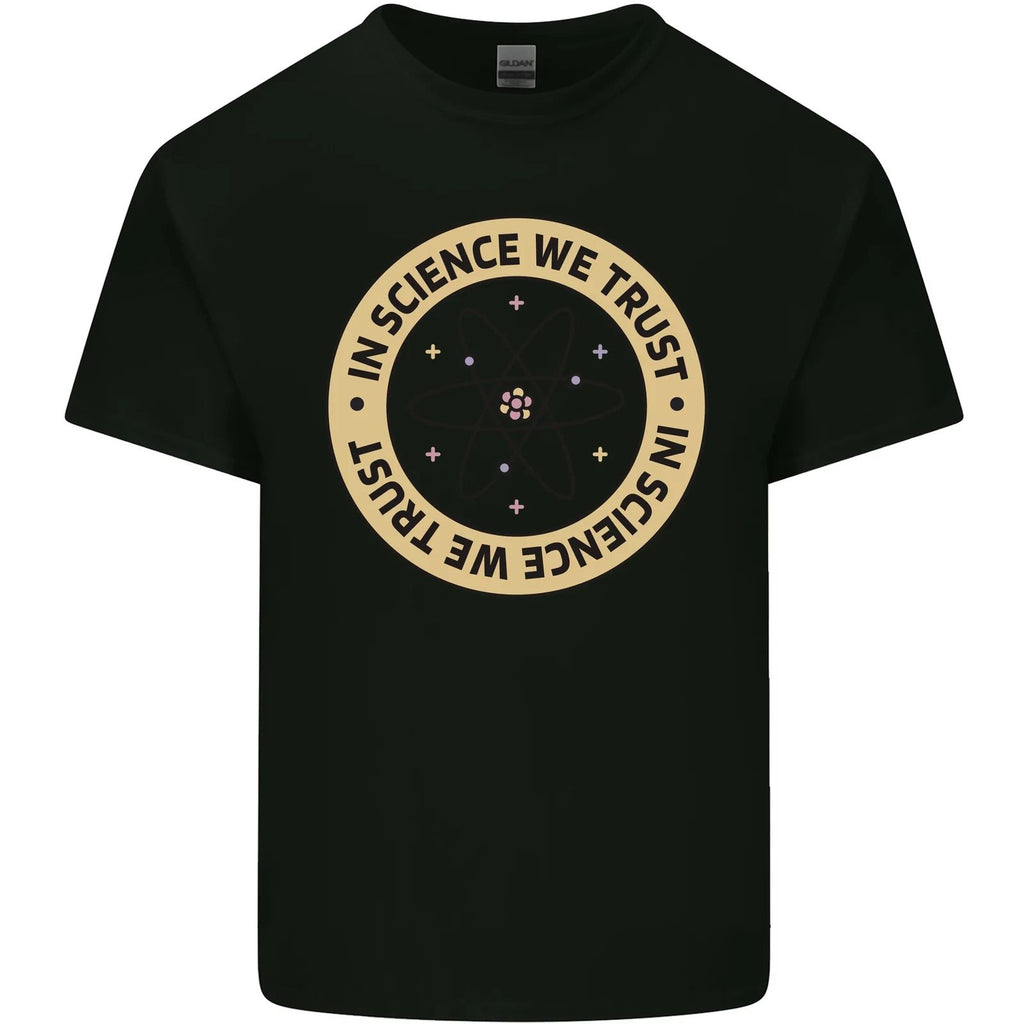 In Science We Trust Physics Geek Nerd Mens Cotton T-Shirt Tee Top